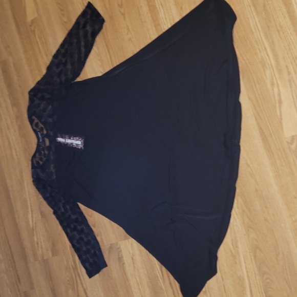 New Nina Leonard sexy black midi dress sizes M and L - Picture 6 of 8